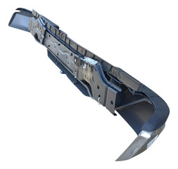 PARACHOQUE TRASEIRO CROMADO S10 2018 A 2022 PARALELO