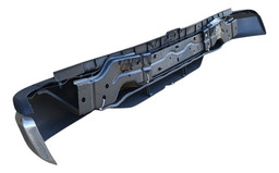 PARACHOQUE TRASEIRO CROMADO S10 2018 A 2022 PARALELO