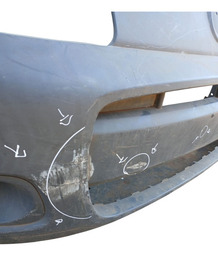 PARACHOQUE DIANTEIRO UNO VIVACE 2010 Á 2014 DETALHE