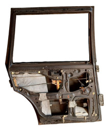 PORTA TRASEIRA ESQUERDA UNO 2004 A 2013 DETALHE