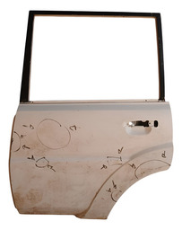 Porta Traseira Esquerda Pajero Tr4 2010 À 2015 Detalhe