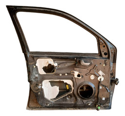 PORTA DIANTEIRA ESQUERDA ECOSPORT 2008 A 2012 COMPLETA