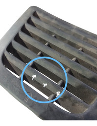 DIFUSOR AR LATERAL PORTA MALAS C3 2013 A 2019 DETALHE