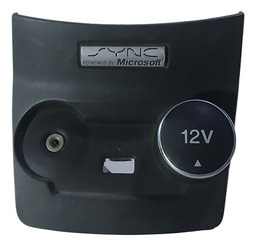 MOLDURA COM TOMADA 12V NEW FIESTA 2011 A 2013