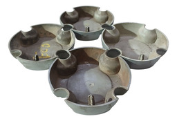 JOGO CALOTA CENTRAL FIESTA/ECOSPORT 2003 A 2016 4 FUROS