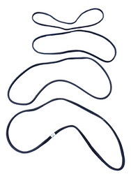 KIT 4 BORRACHAS DE PORTA SEMINOVAS FRONTIER 2.3 2017 A 2024