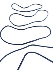 KIT 4 BORRACHAS DE PORTA SEMINOVAS FRONTIER 2.3 2017 A 2024