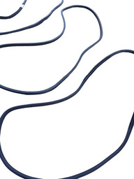 KIT 4 BORRACHAS DE PORTA SEMINOVAS FRONTIER 2.3 2017 A 2024