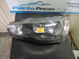 Farol Mascara Negra Mitsubishi Lancer 2012 Original 