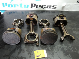 Jogo Pistão E Biela Peugeot 206 C3 2005