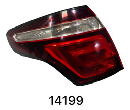 Lanterna Traseira Esquerda C4 Picasso 2008 A 2014 14199 Esquerdo Vermelho