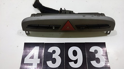 Botão Pisca Alerta Peugeot 408 2012 96664398xt *4393 Cx070 Preto E Vermelho