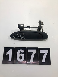 MAÇANETA TRASEIRA ESQUERDA RENAULT CLIO 2004 *1677 CX025 PRETO