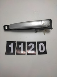 Maçaneta Traseira Direita Peugeot 307 2010 *1120 Cx020 Prateado