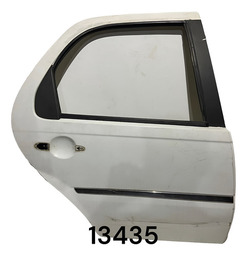 Porta Traseira Direita Fiat Palio 2002 À 2007 13435 Traseiro Direito Branco