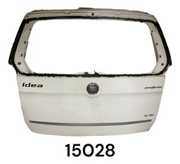 Tampa Traseira Fiat Idea Sporting 2011 A 2016 15028 Branco