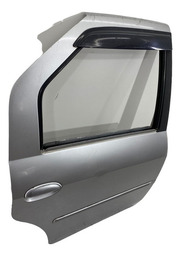 PORTA TRASEIRA DIREITA RENAULT LOGAN 2008 A 2013 PRATEADO