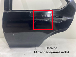 PORTA TRASEIRA ESQUERDA JAC J3 2011 A 2015 PRETO