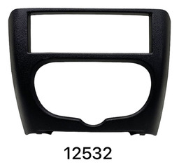 Moldura Painel Central Peugeot 207 2008/12 9683131377 Preto