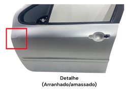 PORTA DIANTEIRA ESQUERDA PEUGEOT 307 2001 A 2012 PRATEADO
