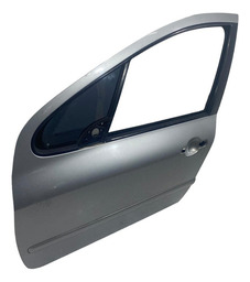 PORTA DIANTEIRA ESQUERDA PEUGEOT 307 2001 A 2012 PRATEADO