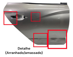 PORTA TRASEIRA DIREITA HB20 SEDAN 2020/ CINZA-ESCURO