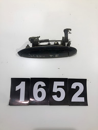 MAÇANETA TRASEIRA ESQUERDA RENAULT SCENIC 2004 *1652 CX025 PRETO
