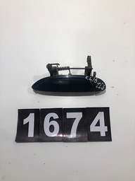 Maçaneta Traseira Esquerda Renault Clio 2005 *1674 Cx025 Preto