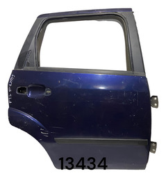 Porta Traseira Direita Ford Fiesta 2003 À 2010 13434 Traseiro Direito Azul
