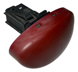 BOTÃO PISCA ALERTA PEUGEOT 206 2002/ 2008 9643213777 VERMELHO