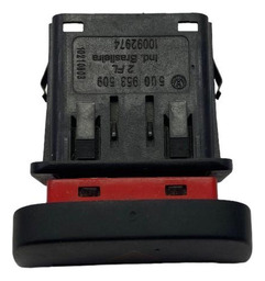BOTAO PISCA ALERTA VW SAVEIRO G5 G6 G7 201A A 2016 15898 PRETO