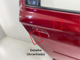 PORTA TRASEIRA DIREITA ONIX ACTIV 2013 A 2019 C/ FURO MOLDUR VERMELHO