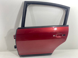 Porta Traseira Esquerda Citroen C4 Hatch 2008 2013 Vermelho