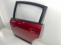 PORTA TRASEIRA ESQUERDA CITROEN C4 HATCH 2008 2013 VERMELHO