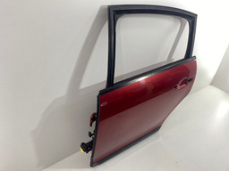 PORTA TRASEIRA ESQUERDA CITROEN C4 HATCH 2008 2013 VERMELHO
