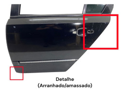 PORTA TRASEIRA ESQUERDA VECTRA HATCH SEDAN 2006 A 2011 PRETO