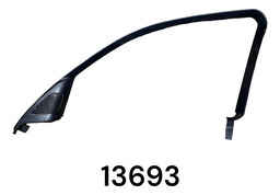 Guarnição Porta Dianteira Direita Bmw 118i 120i 06/12 13693 Preto