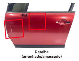 PORTA DIANTEIRA ESQUERDA C4 HATCH / PALLAS 2008 A 2013 VERMELHO