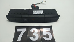 BOTAO PISCA ALERTA RENAULT KWID 2020 *735 CX012 PRETO