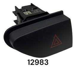 Botão Comando Interruptor Pisca Duster 17/20 Preto