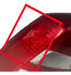 LANTERNA ESQUERDA CHEVROLET ASTRA HATCH 2005/2011 13690 ESQUERDO VERMELHO