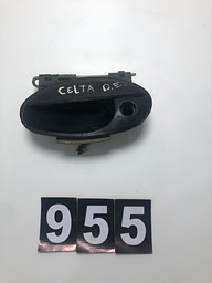 MAÇANETA DIANTEIRA ESQUERDA CELTA 2007 *955 CX017 PRETO