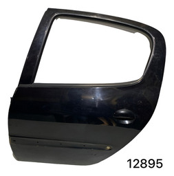 Porta Tras Esquerda Peugeot 206 207 2000 A 2014 Traseiro Esquerdo Preto