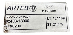 LANTERNA TRASEIRA ESQUERDA HB20 HATCH 2013 A 2019 (MALA) ESQUERDO/MOTORISTA VERMELHO