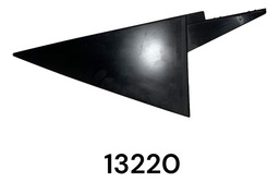 Moldura Externa Porta Tras Dir C4 Picasso 09/12 9654593880 Traseiro Direito Preto
