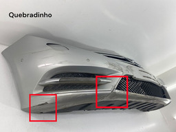 PARACOCHOQUE DIANTEIRO MERCEDES CLASSE B B200 2013 A 2015 PRATEADO