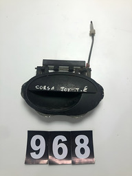 MAÇANETA TRASEIRA ESQUERDA CORSA JOY *968 CX017 PRETO