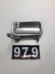 MAÇANETA EXTERNA DIANTEIRA ESQUERDA CORSA 2001 *979 CX017 PRATEADO