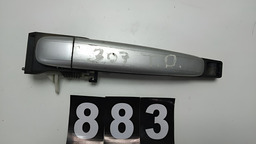 MAÇANETA TRASEIRA ESQUERDA PEUGEOT 307 2010 *883 CX015 PRATEADO