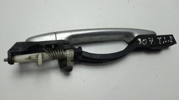 MAÇANETA TRASEIRA ESQUERDA PEUGEOT 307 2010 *883 CX015 PRATEADO